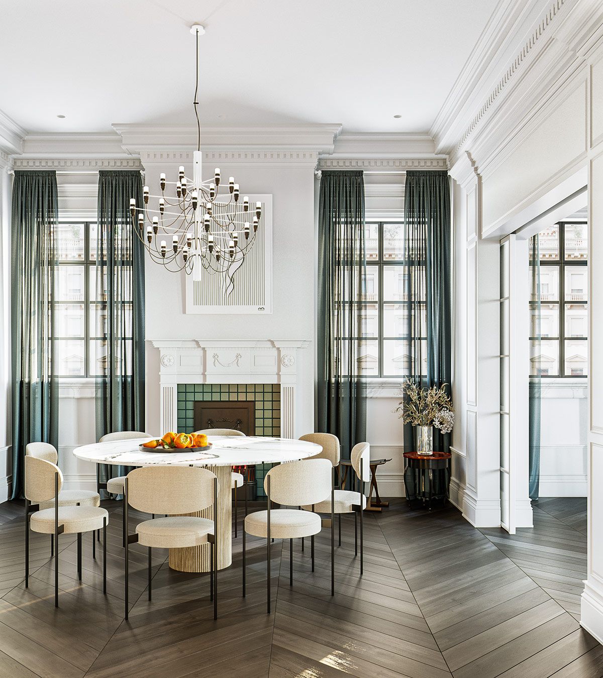 3 Ultra Modern Takes on Neoclassical Interior Inspiration