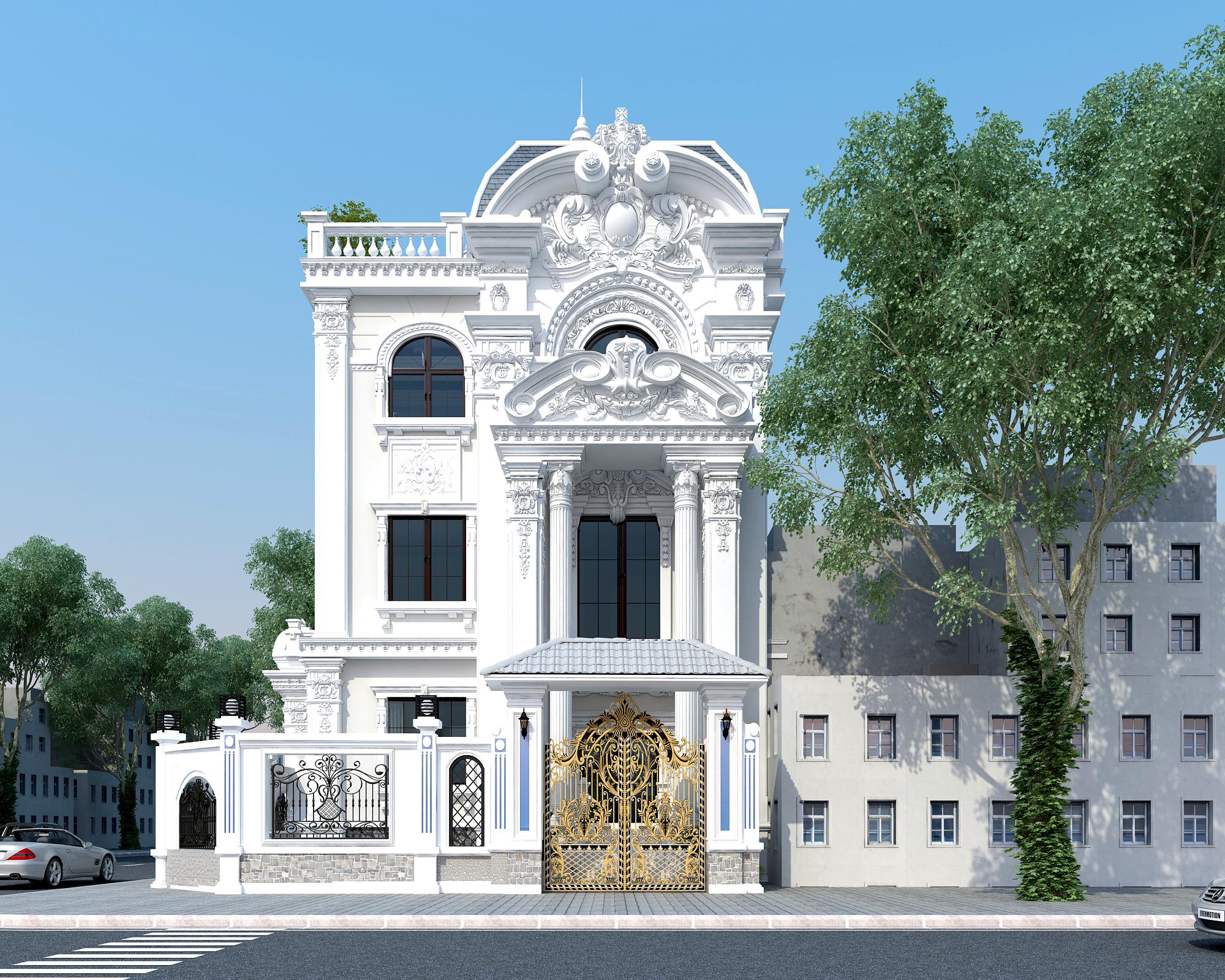 Kiến trúc biệt thự Tân cổ điển - Xu hướng thiết kế 2022