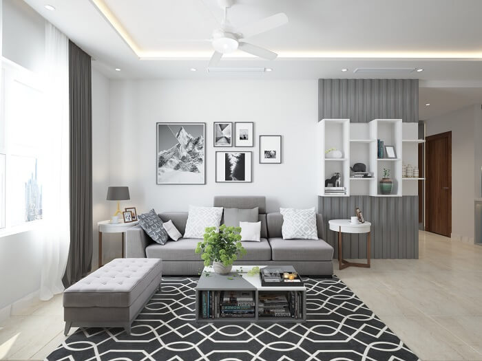 Top 10 mẫu thiết kế nội thất chung cư 45m2 mini nhỏ gọn và tinh tế 2022