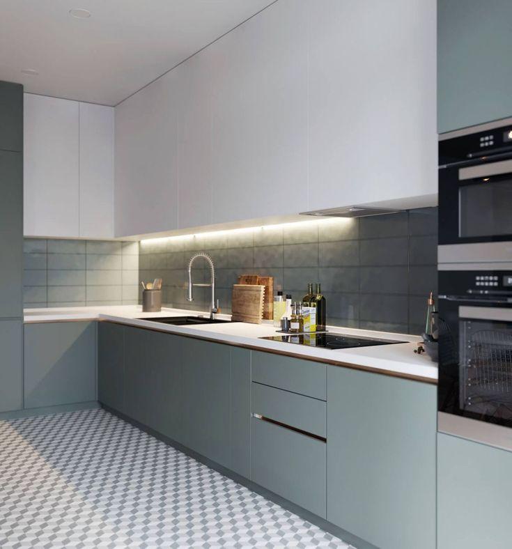 Tủ Bếp MDF Melamine An Cường