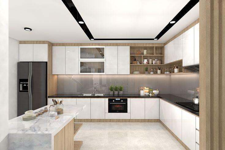 Tủ bếp chữ L – tối ưu góc chết, linh hoạt trong căn hộ nhỏ