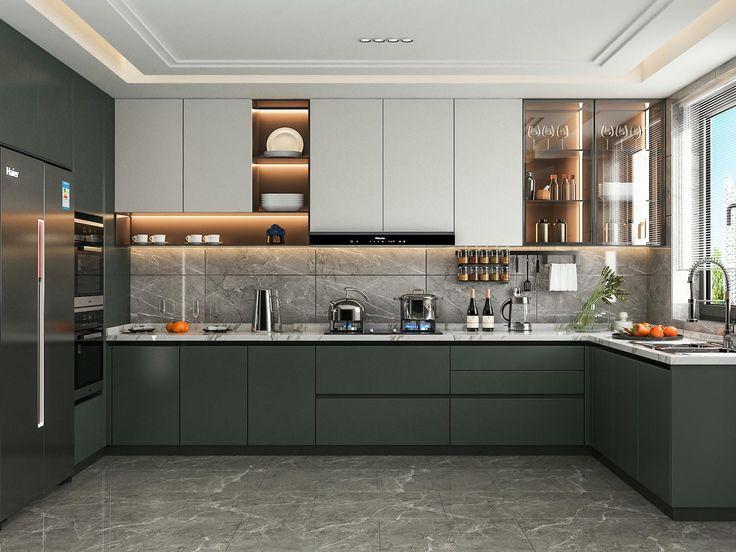 Mẫu tủ bếp trên, tủ bếp dưới đẹp