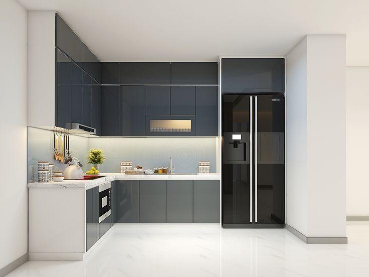 Tủ Bếp MDF An Cường