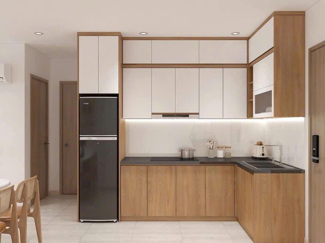 Tủ bếp công nghiệp chữ L