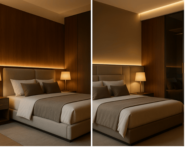 Nội thất chung cư 2 phòng ngủ sang trọng