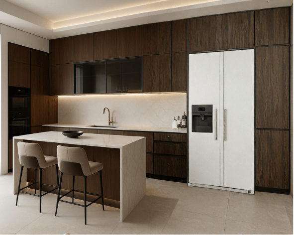 Nội thất chung cư 2 phòng ngủ sang trọng