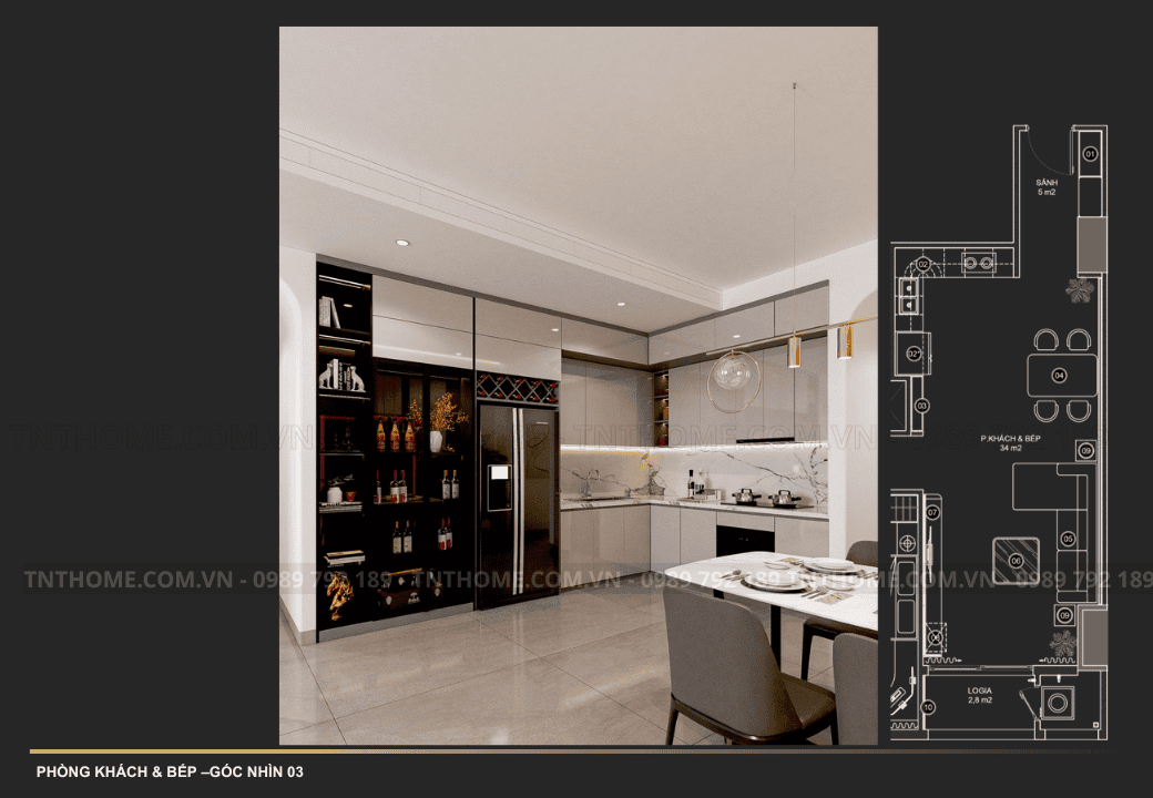 Mẫu nội thất chung cư Royal City