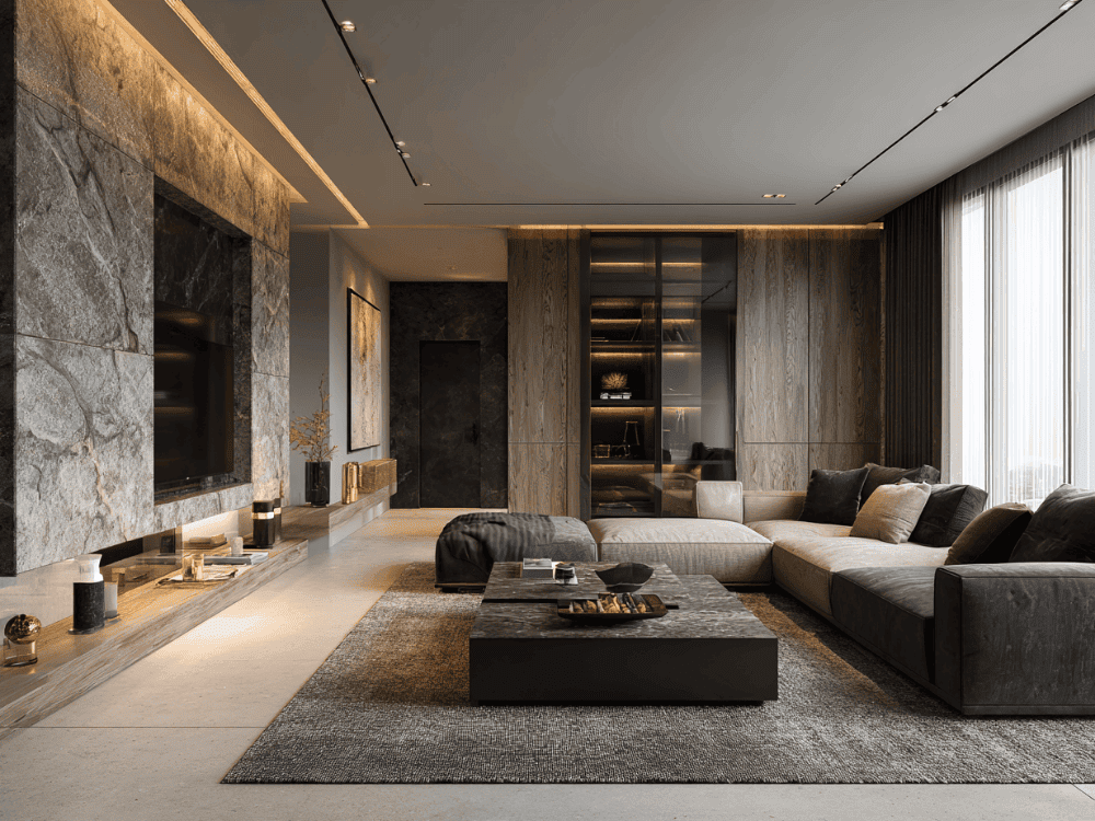Thiết kế nội thất chung cư cao cấp phong cách Hiện đại (Modern Luxury)