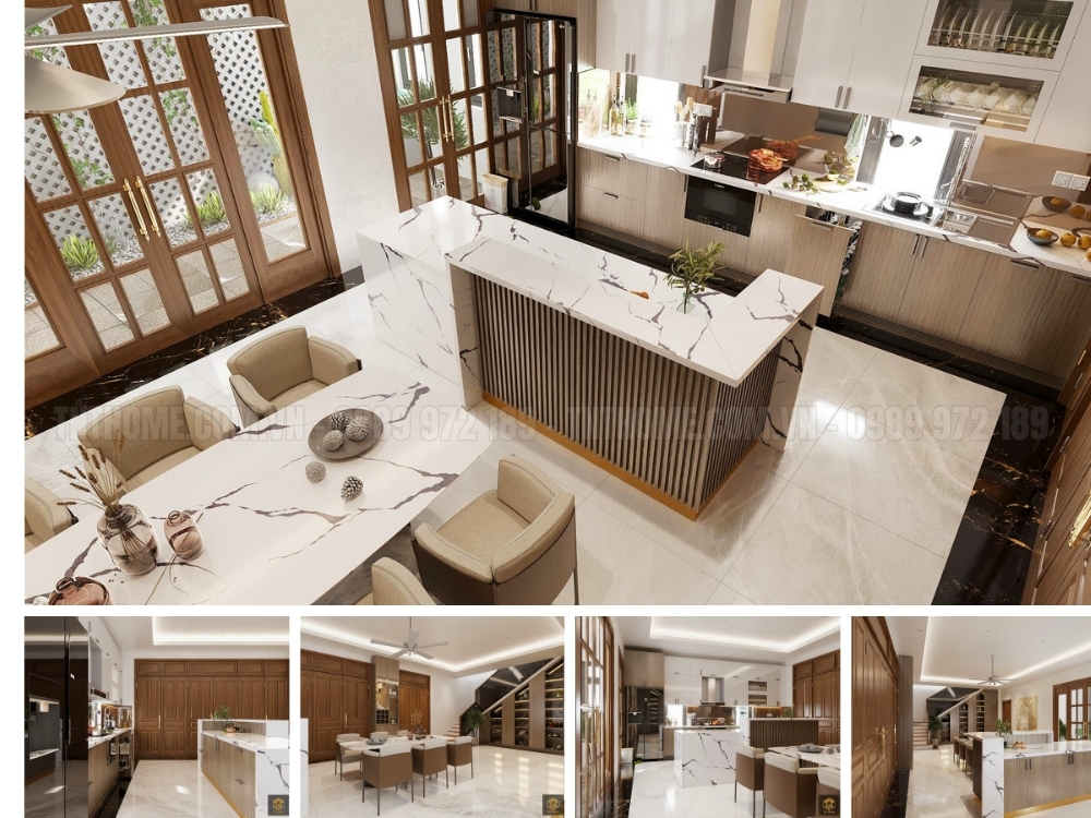 Mẫu nội thất phòng bếp hiện đại Mẫu nội thất phòng bếp hiện đại