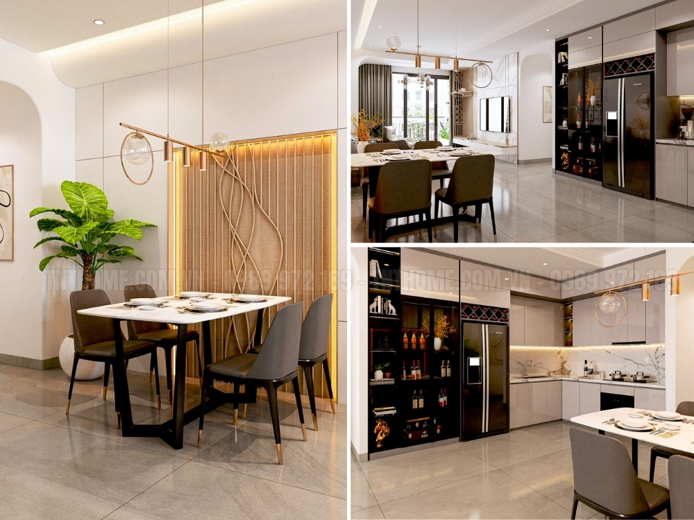 Mẫu nội thất phòng bếp Luxury Mẫu nội thất phòng bếp Luxury