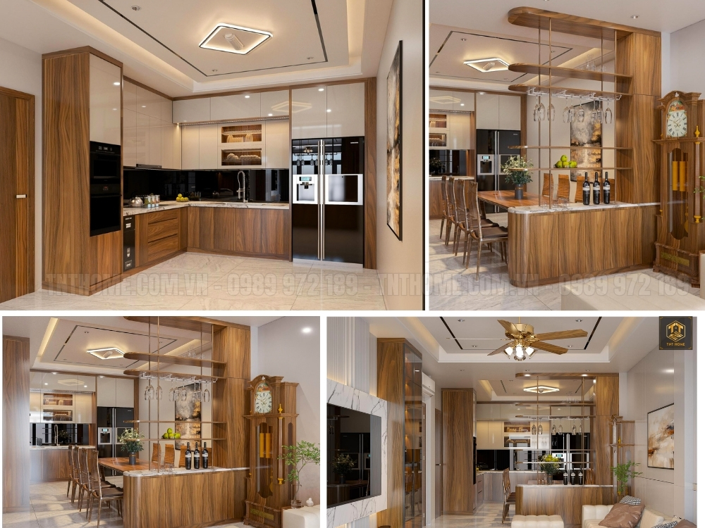 Mẫu nội thất phòng bếp chung cư Mẫu nội thất phòng bếp chung cư